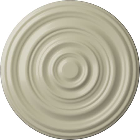 Ekena Millwork Carton Smooth Ceiling Medallion (Fits Canopies up to 9 1/8"), 29 1/8"OD x 1 1/2"P, Clear Yellow CM29CACYF